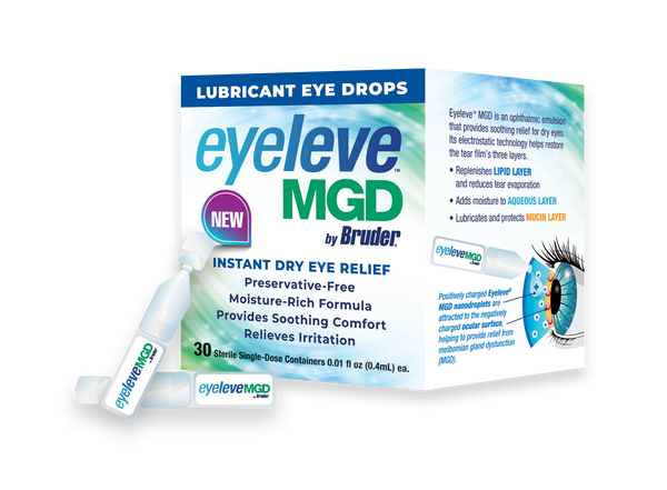 Eyeleve™ MGD Eye Drops, 30 Single-Dose Containers